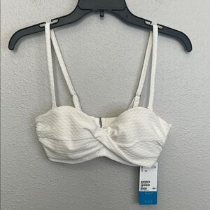 H&M Textured Convertible Underwire Bikini Top Size 34D